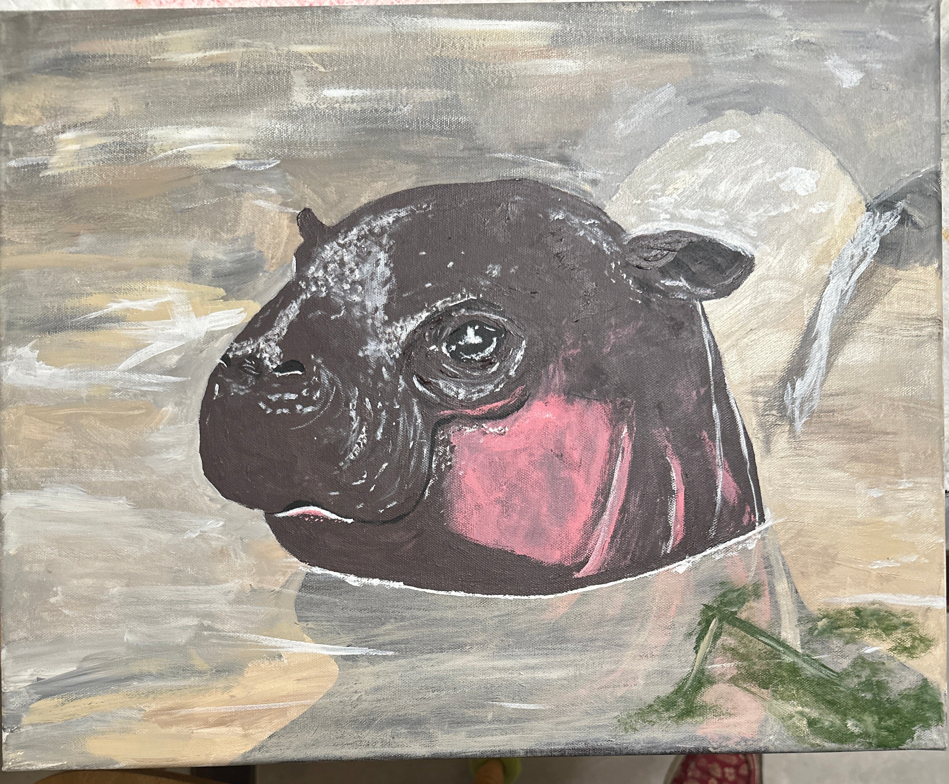 “Pygmy Hippo Appreciation #1”